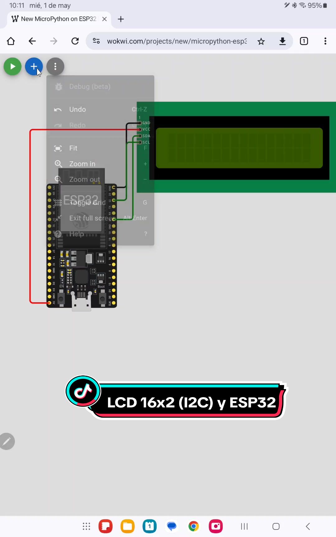 LCD 16x2 (I2C) y ESP32 con Micropython | Electrónica forever (ing.rmhg ...