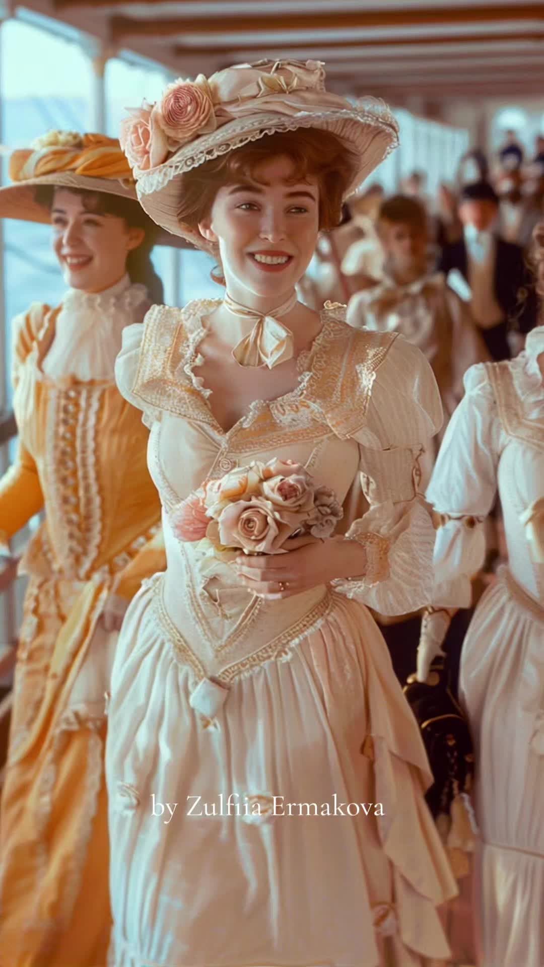 Spring 1900s🌷🌷🌷@Kling AI #titanic | Zulfiia Ermakova (@zulfiiaermakova)