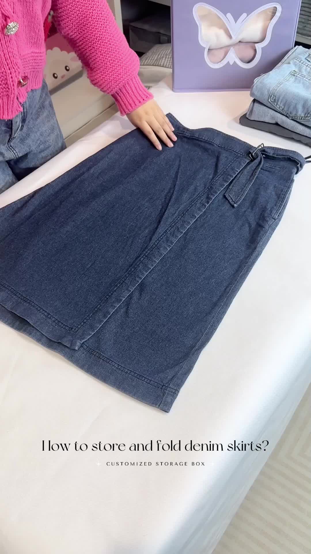 How to store and fold denim | homyfort_storage (@homyfort_storage8)