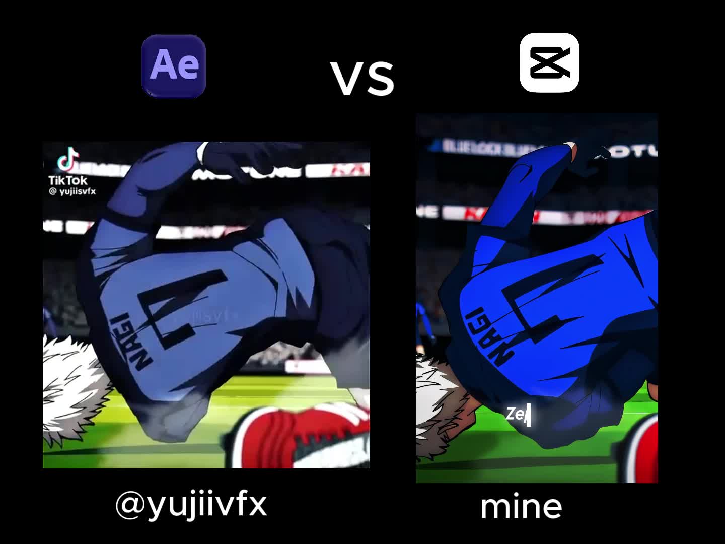 After Effects Vs Capcut Yujiisvfx Zephyer Zephyeramv