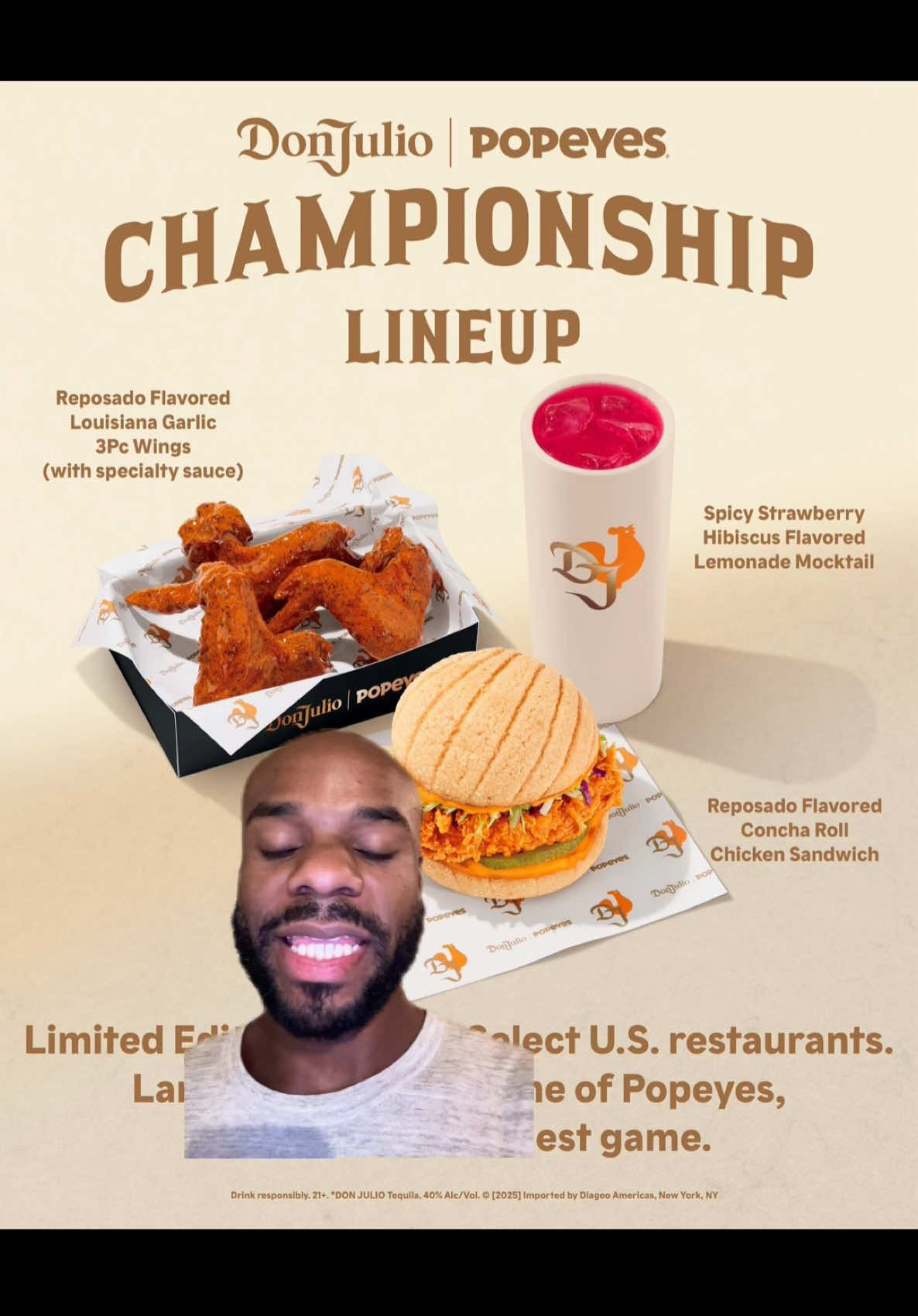The Popeyes and Don Julio collaboration Tyreak Told You (tyreaktoldyou)