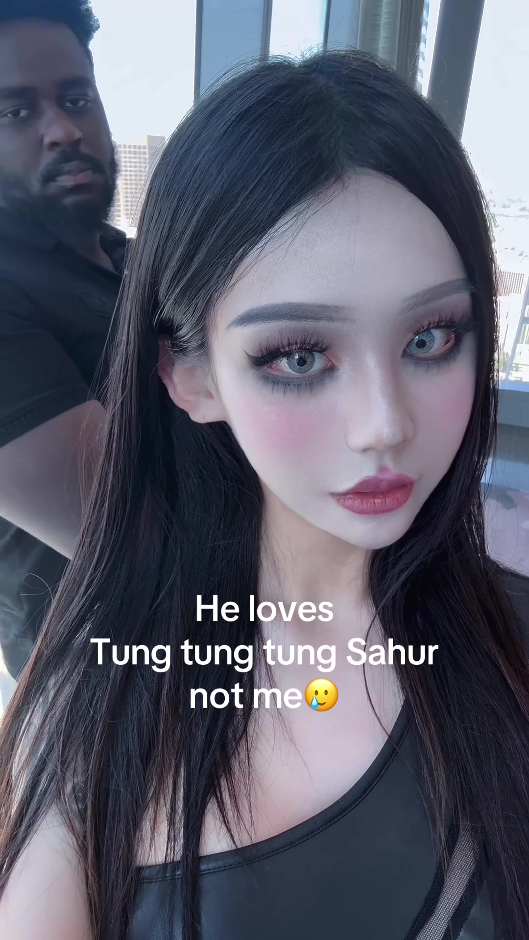 He loves Tung tung tung Sahur not Trannyrudie ( trannyrudie)