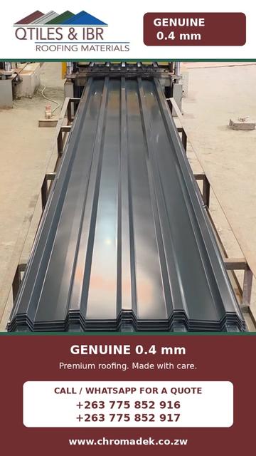 @chromadek IBR Roofing sheets