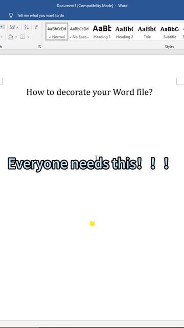 @Word_tips