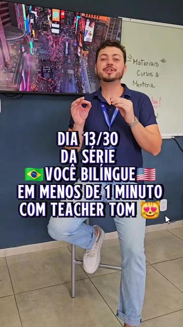 @Tom &bull; English Teacher