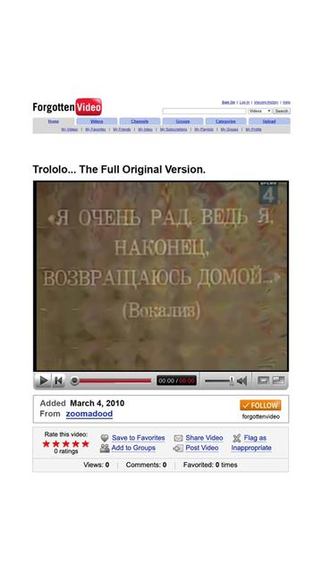 @ForgottenVideo&trade;