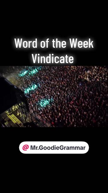 @Mr. Goodie Grammar
