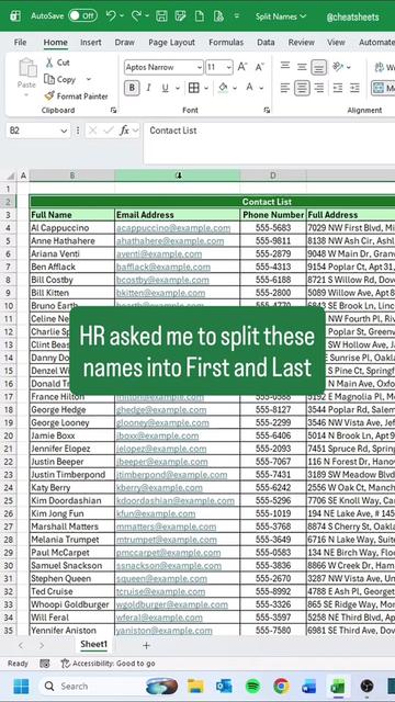 @CheatSheets | Excel & GSheets