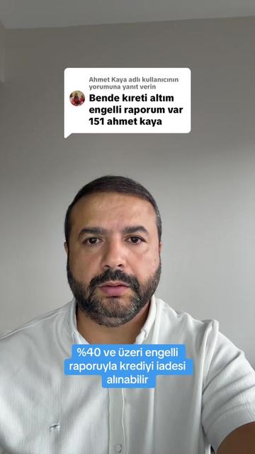 @Kredini geri almak istermisin
