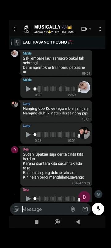 @MUSICALLY GRUP