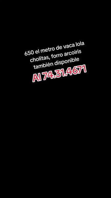 @IMPORTADORA TELAS COSSIO🇧🇴