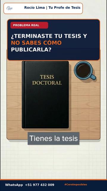 @Rocio Lima, tu profe de TESIS