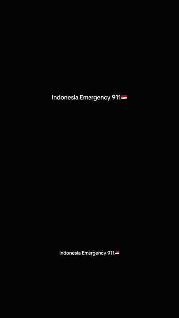 @IndonesiaEmergencyResponses911