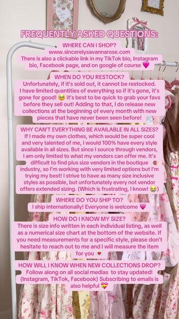 @Sincerely, Savanna Rose