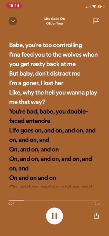 @Spotify lyrics🚗