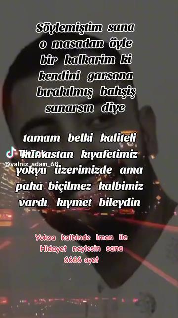 @๐น๐ท. YALINIZ ADAM ๐น๐ท