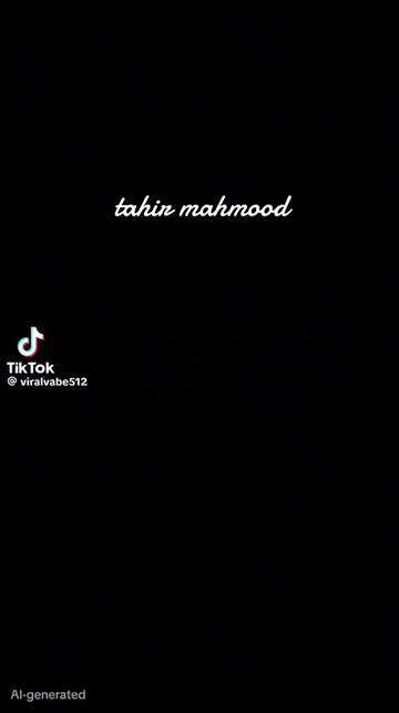 @Tahir Mahmood