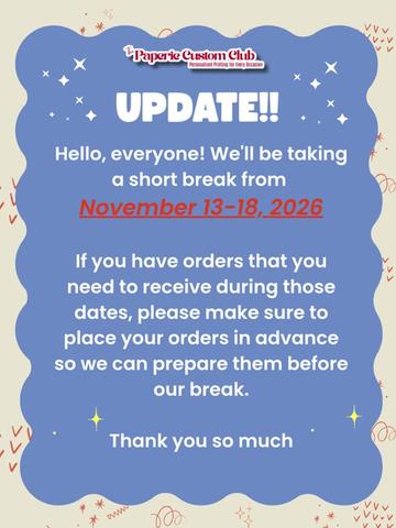 @The Paperie Custom Club