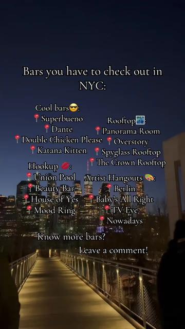 @Cool Bars In New York