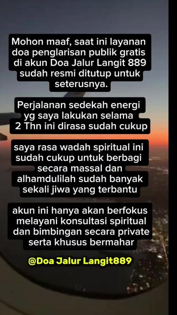 @Doa Jalur Langit