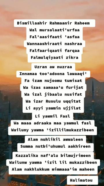 @Halima