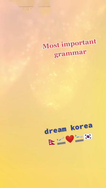 @Dream Korea learning point !!