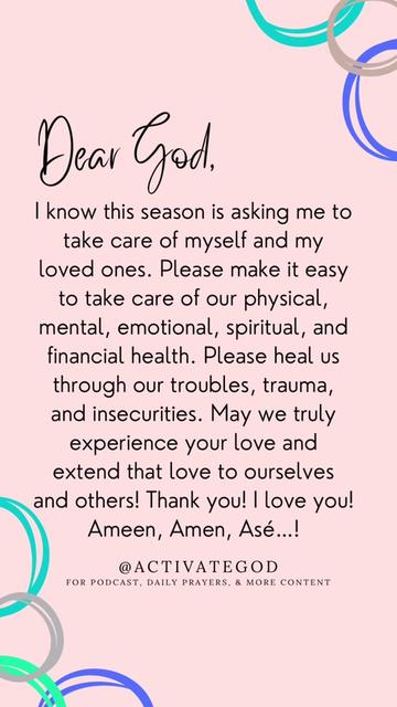 @Activate God