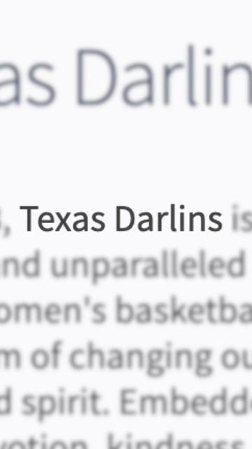 @Texas Darlins