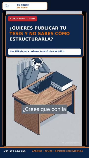 @Rocio Lima, tu profe de TESIS