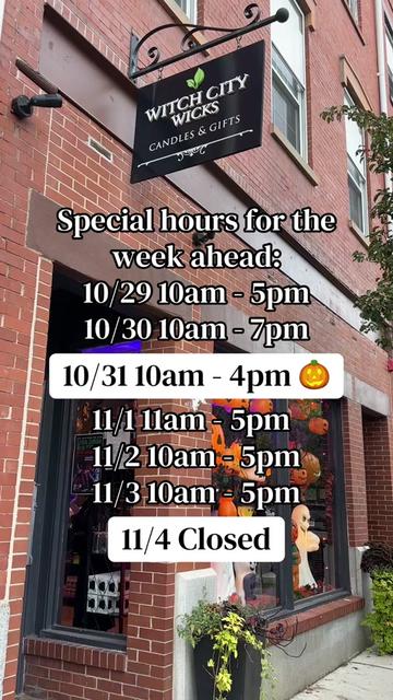 @Witch City Wicks shop