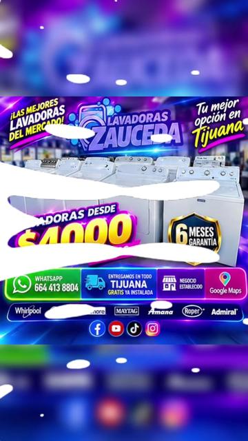 @lavadoraszaucedatijuana