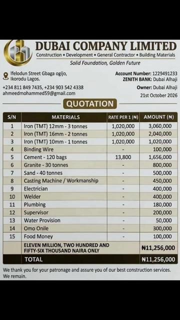 @DUBAIALHAJI COMPANY LIMITED