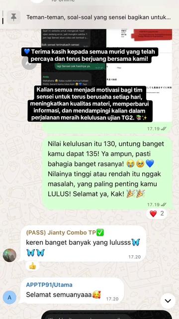 @Lulus TG2 Sambil Kerja