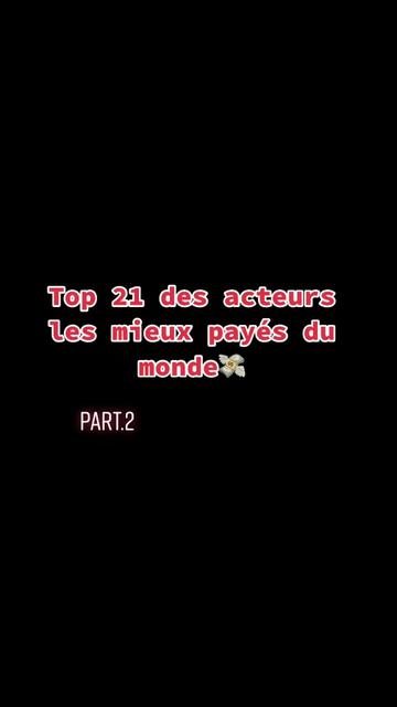 @Acteurs film/série