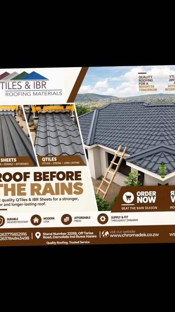 @chromadek IBR Roofing sheets