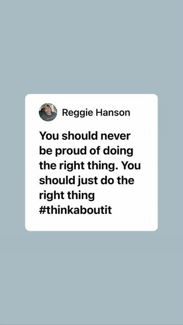 @Reggie Hanson