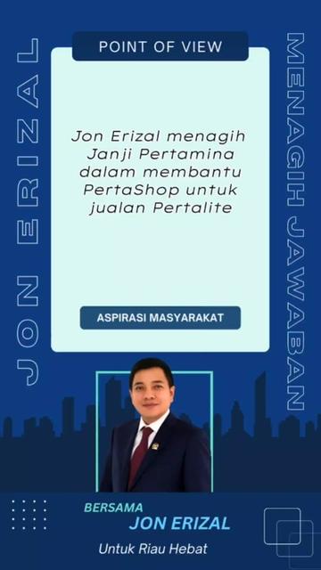@Dr. H. JON ERIZAL, SE, MBA
