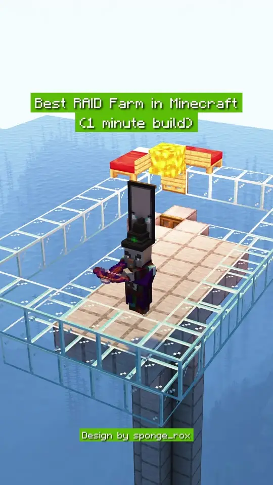 Easy Raid Farm In Minecraft Java & | Ivan Rudskoy (@catlarious_frnce)