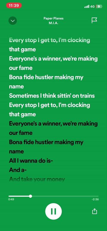 @Spotify lyrics🚗