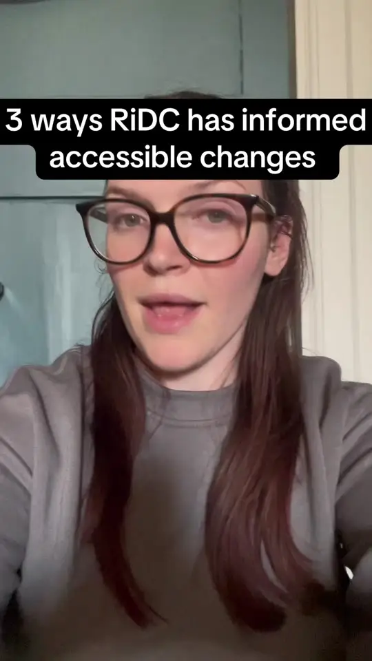 Ridc 3 ways that the RiDC panel has informed | RiDC | access & inclusion ...