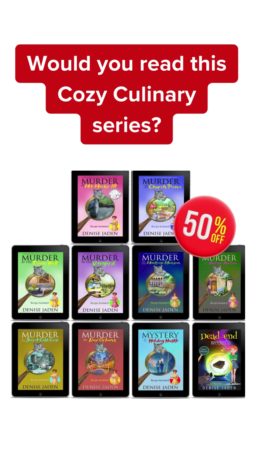 @Denise Jaden Cozy Mysteries