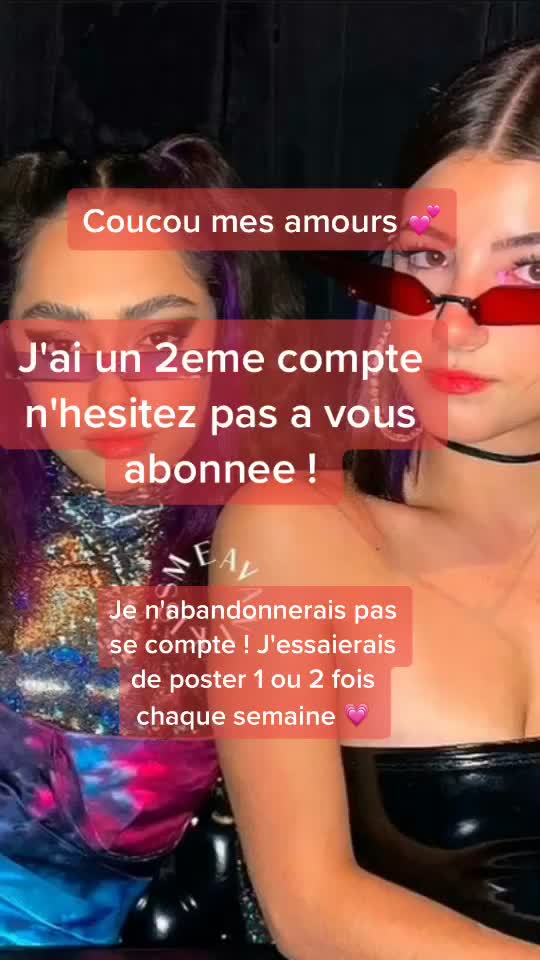 @Abonne toi n'hesite pas 😙❤️