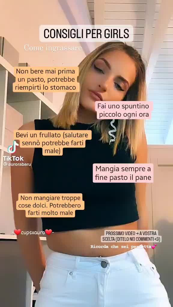 @Consigli per ragazze