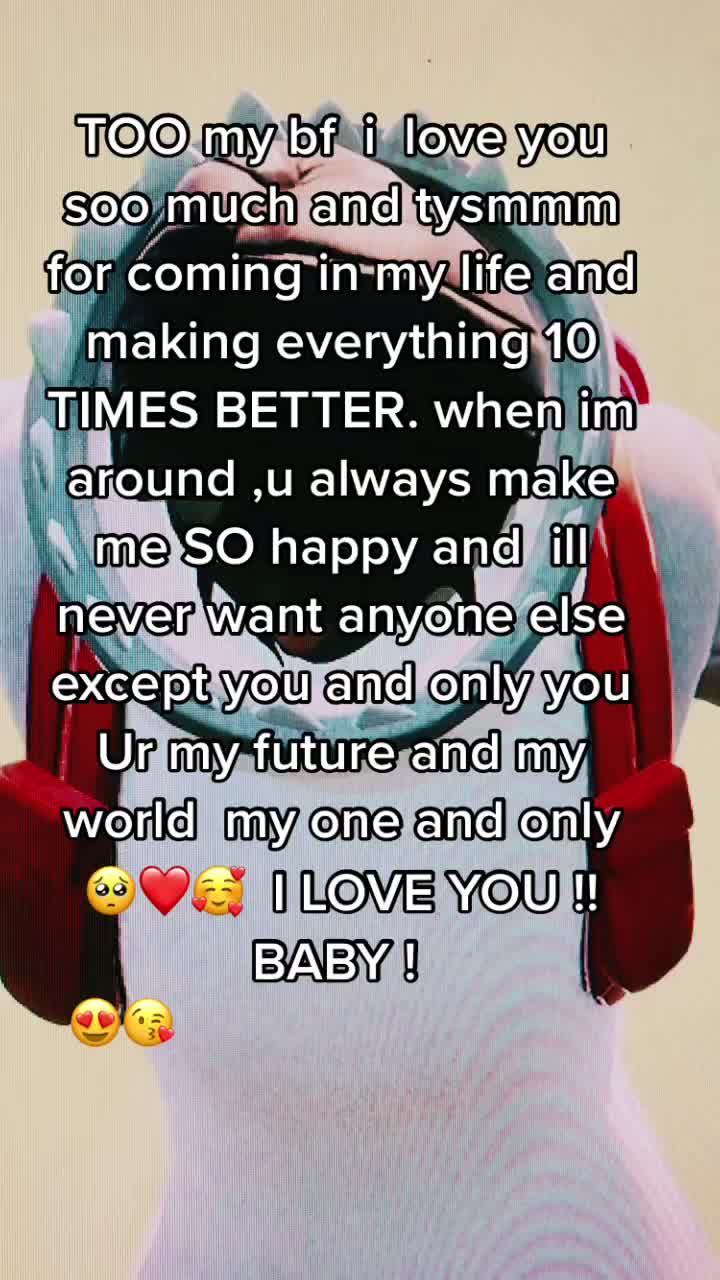 @I love you too