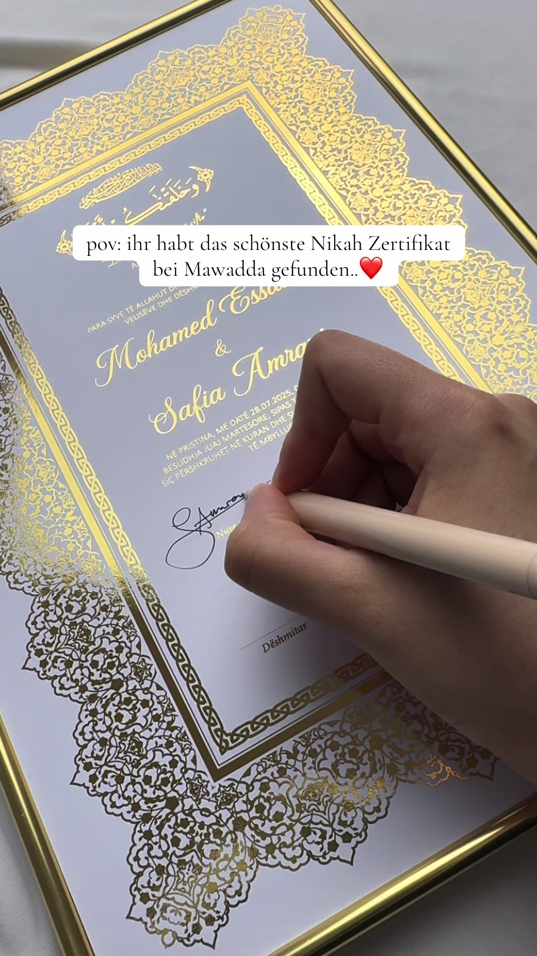 @Nikah Zertifikat | by Mawadda