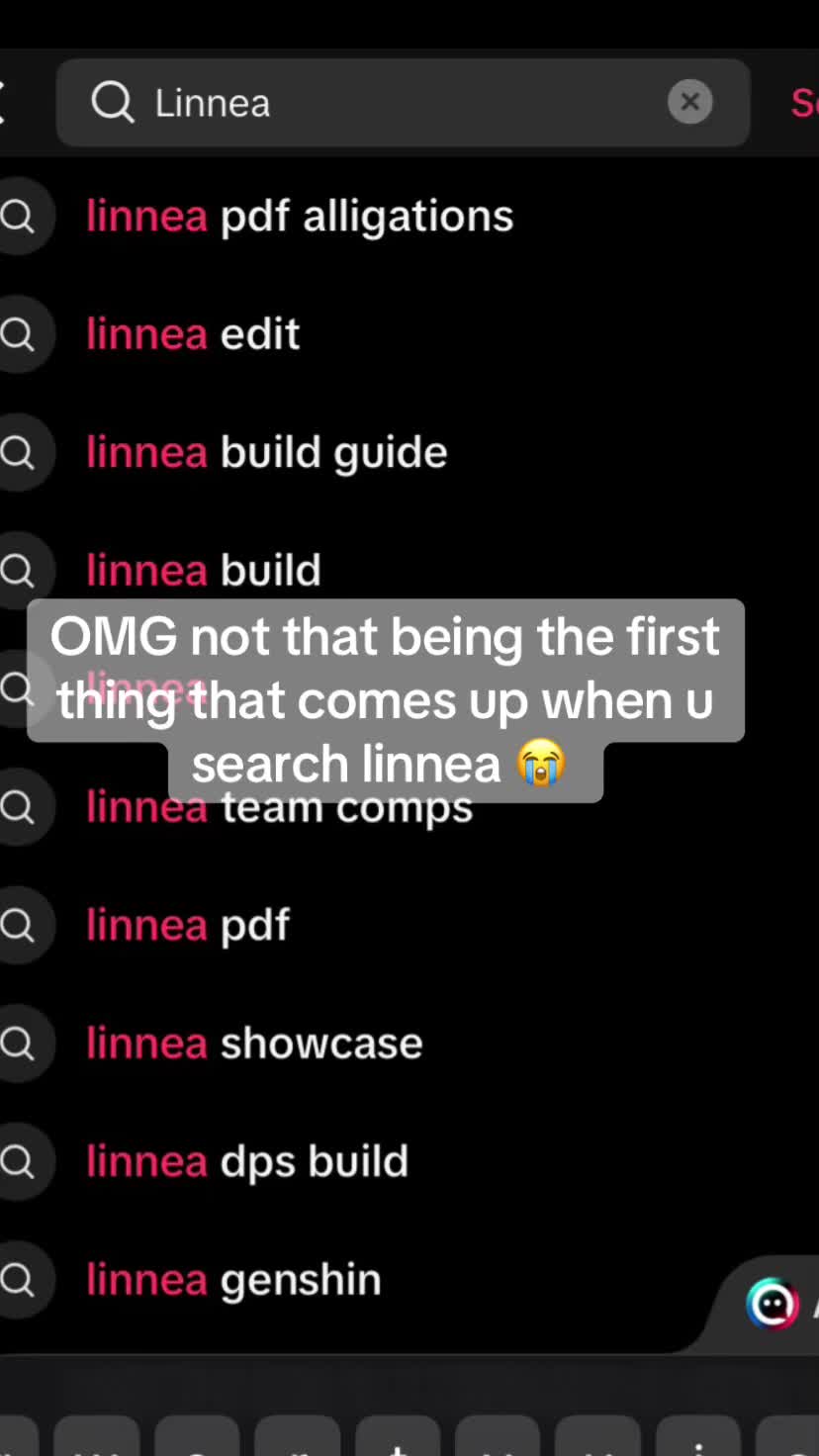 @Linnea&rsquo;s allegations