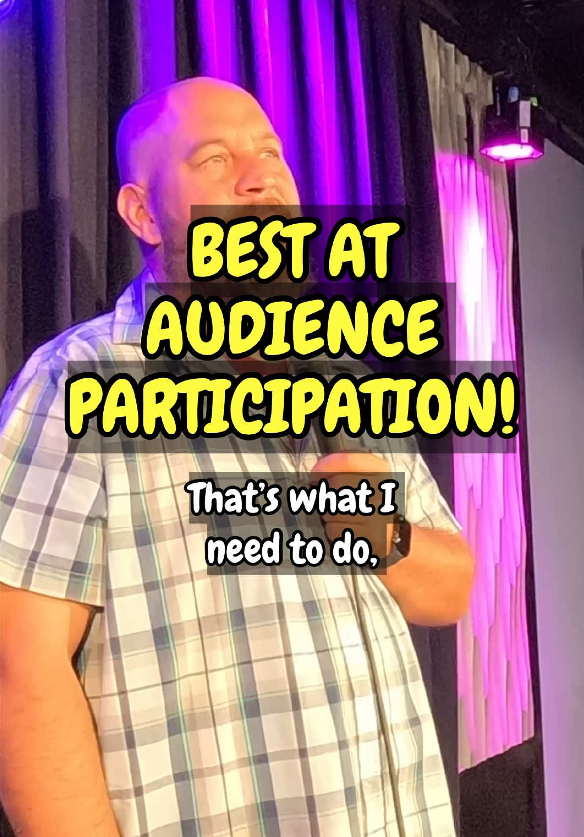 @Comedian Mike Baldwin