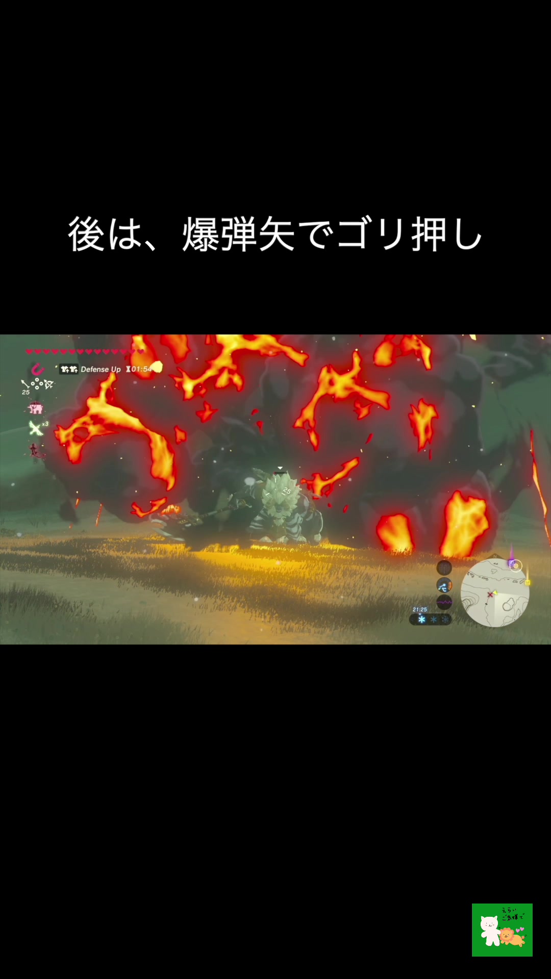 @ちっちゃいライオンとでっかいネコ