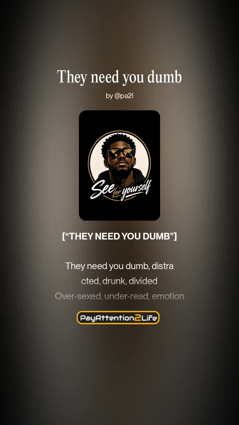 @Pay attention 2 life