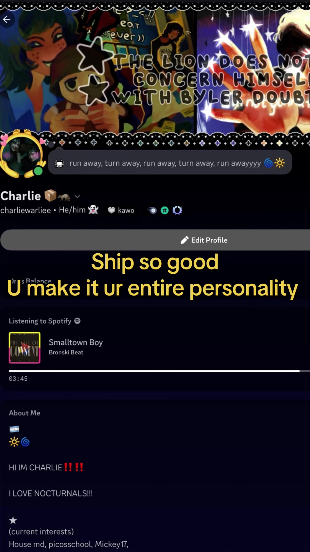 @🔆🌀Charlie (🥇NOCTURNALS FAN)